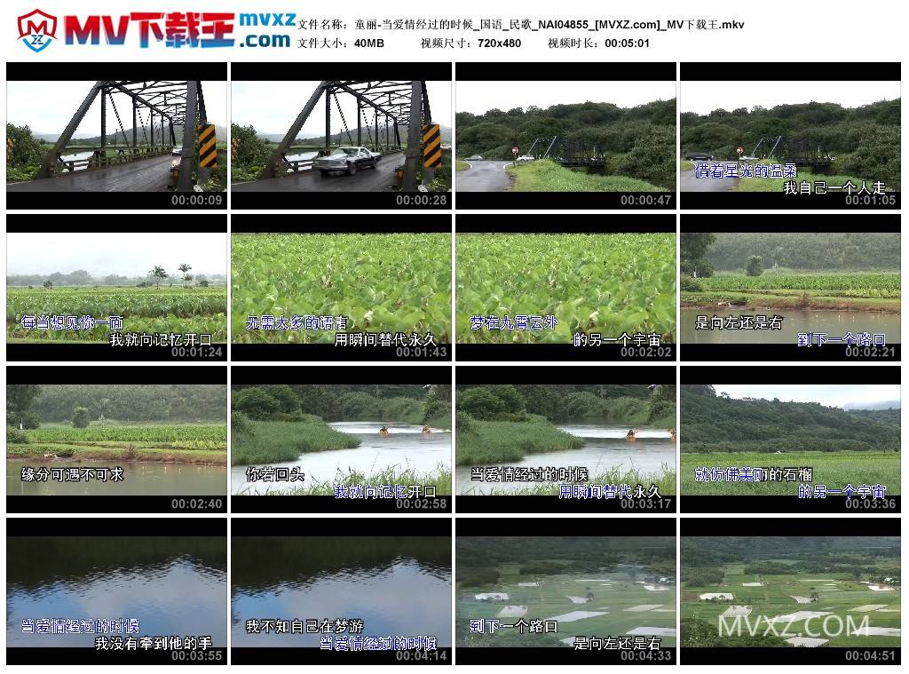 童丽-当爱情经过的时候_国语_民歌_NAI04855
